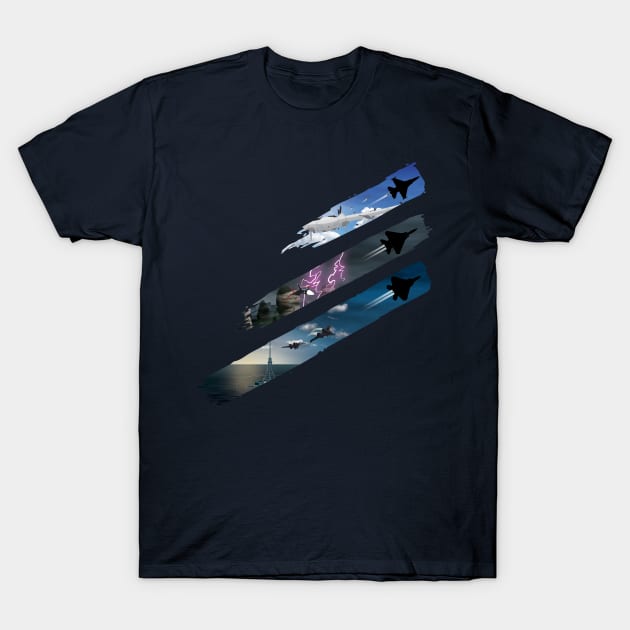 Ace Combat 7: Three Strikes T-Shirt by patrickkingart